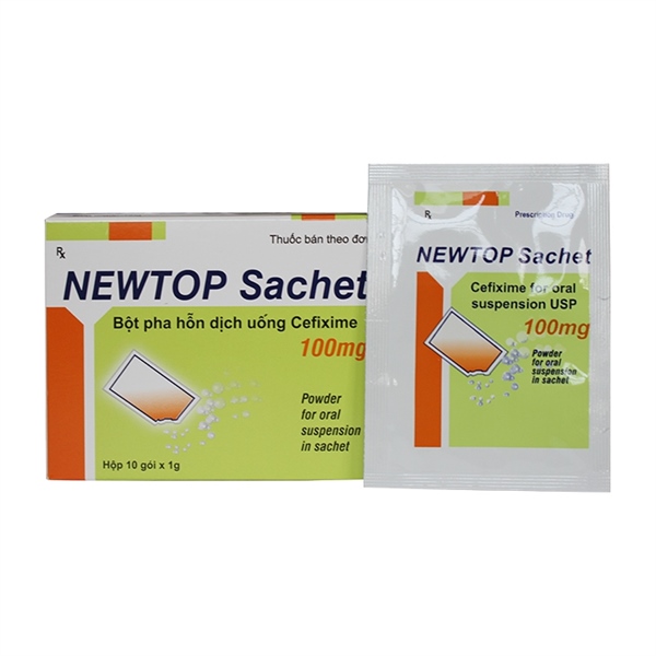 Newtop sachet cefixim 100mg maxim pharm (h/10g/1gr)