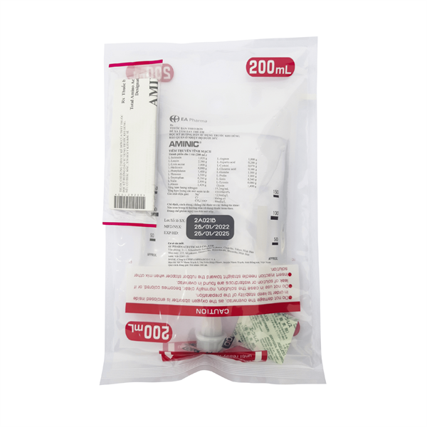 Dịch truyền tĩnh mạch aminic ampharco (túi/200ml)