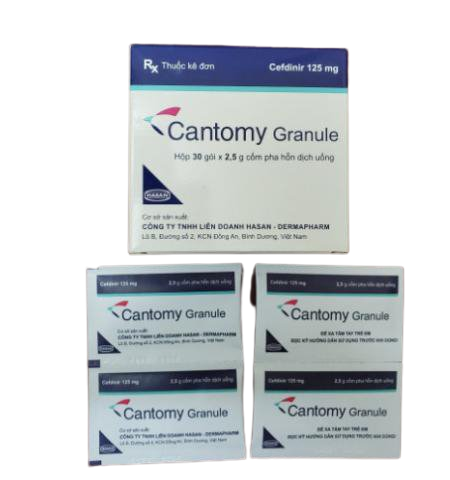 Cantomy granule cefdinir 125mg hasan (h/30g)