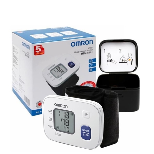 Máy đo huyết áp omron cổ tay 6161 (cái)