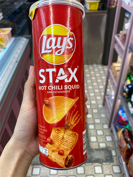 Snack Lay's stax Thái vị mực cay 100g