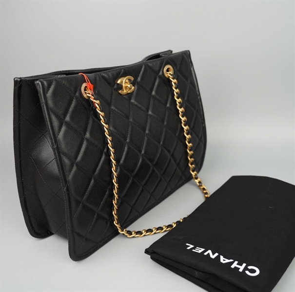 Túi Chanel Tote đen (31037380) sz30 KG+