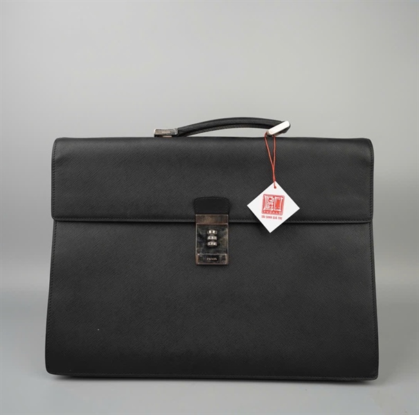 Túi captap đen Prada KG+