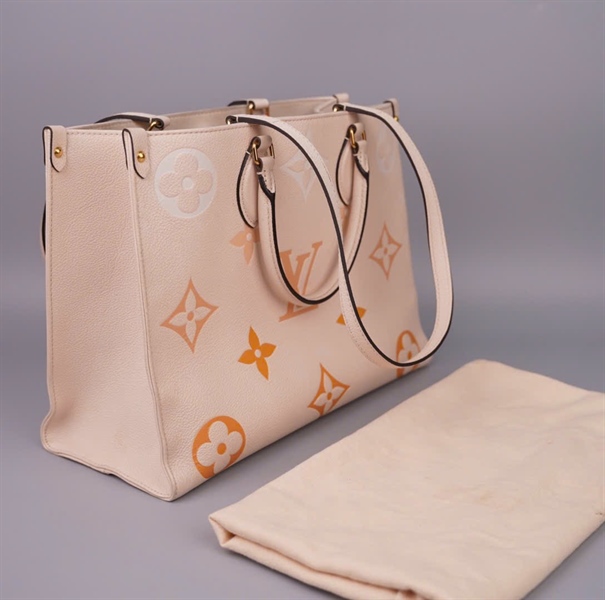 Túi LV Onthego nude hoa vàng sz34 (BMC) KG+