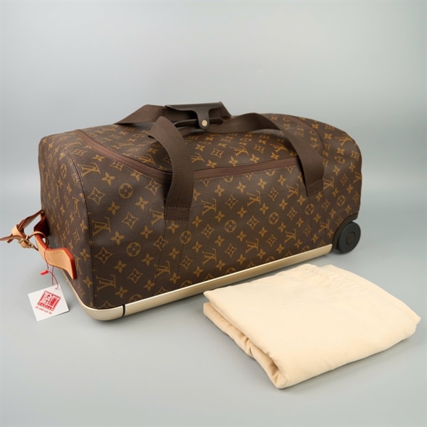 Vali LV hoa nâu kèm ổ khóa (BMC) KG+