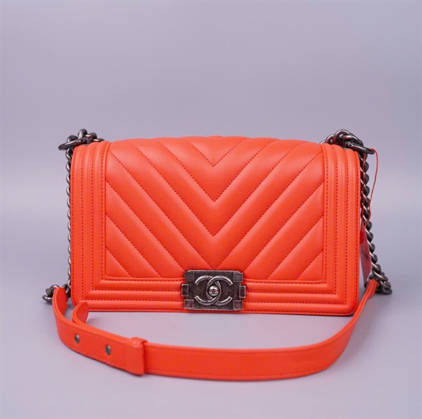 Túi Chanel Boy cam (22630280) sz23 (BMC) KG+