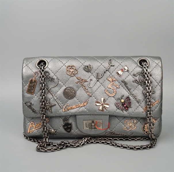 Túi Chanel charm màu bạc (11145621) sz24 KG+