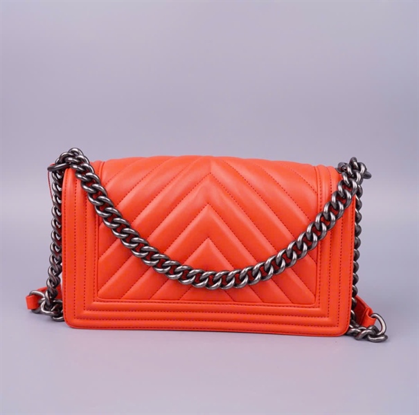 Túi Chanel Boy cam (22630280) sz23 (BMC) KG+