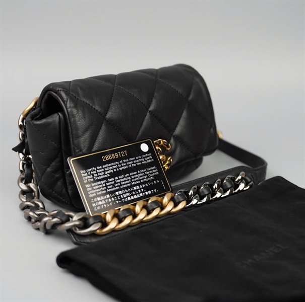 Túi Chanel đen (28689727) sz16 (BMC) KG+