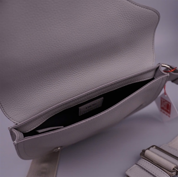Túi Dior Saddle xám (26-BO-0211) sz20 (BMC) KG+
