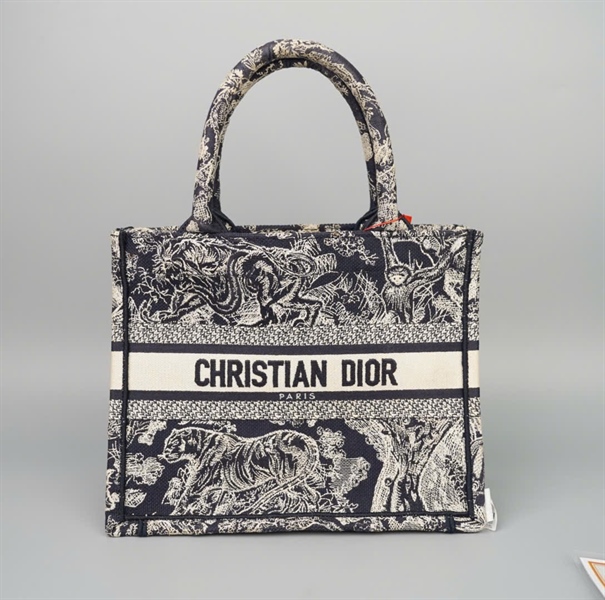 Túi Dior Tote đen (50-MA-0212) sz26 KG+