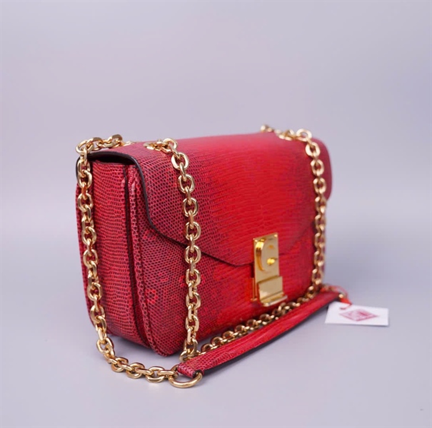 Túi Celine đỏ da trăn (S-CE-5118) sz20 ( BMC) KG+