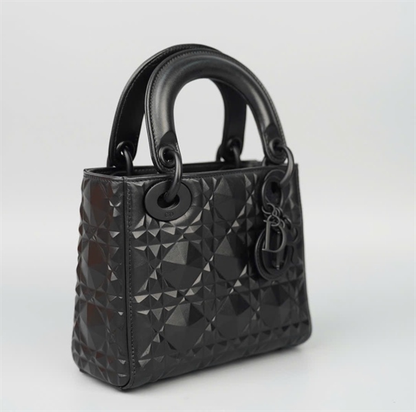 Túi Dior Lady đen kim cương (18-MA-0252) szmini (BMC) KG+