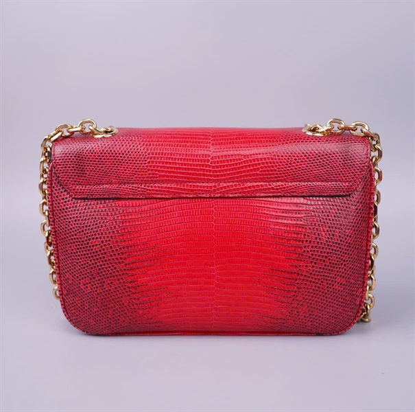 Túi Celine đỏ da trăn (S-CE-5118) sz20 ( BMC) KG+