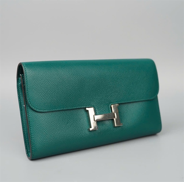 Ví Hermes xanh đậm (BMC) KG+