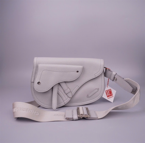Túi Dior Saddle xám (26-BO-0211) sz20 (BMC) KG+
