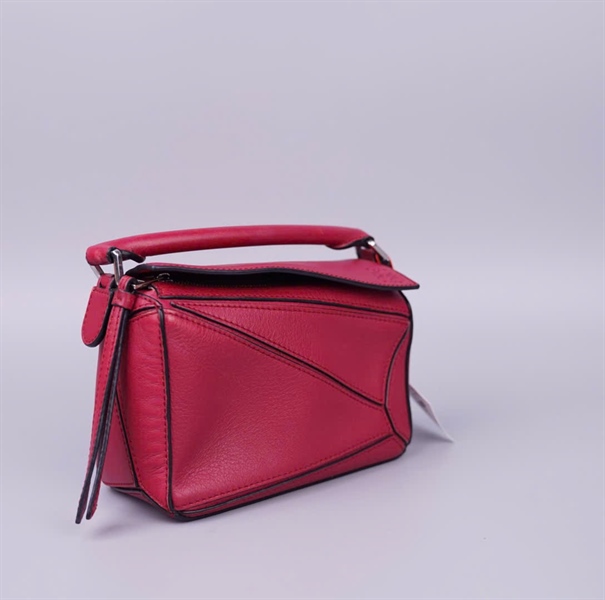 Túi Loewe đỏ (858190) sz17 (BMC) KG+