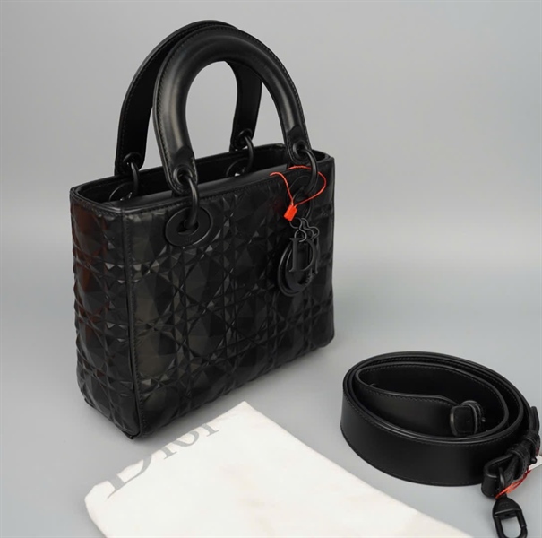 Túi Dior Lady đen kim cương (29-MA-0232) szS (BMC) KG+