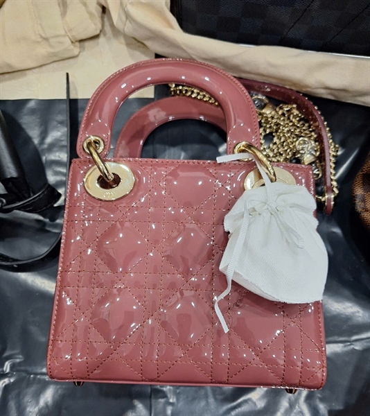 Túi Dior Lady tím (17-BO-0290) szmini (BMC) KG+