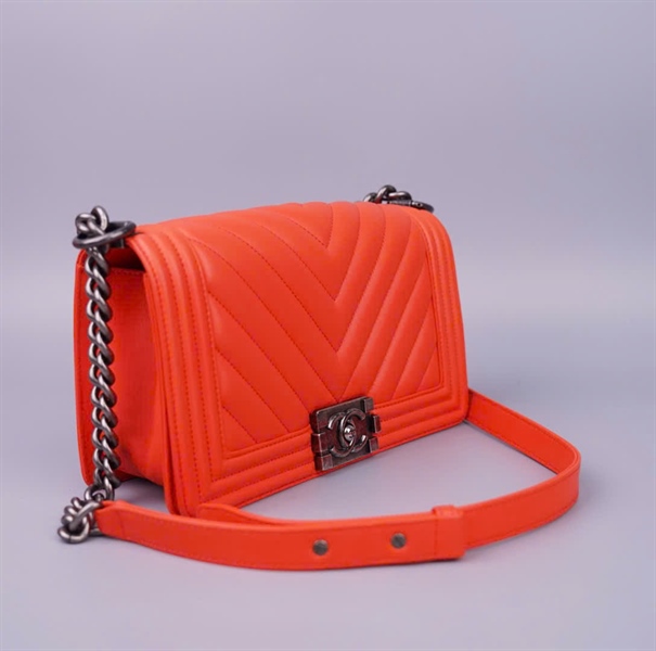 Túi Chanel Boy cam (22630280) sz23 (BMC) KG+
