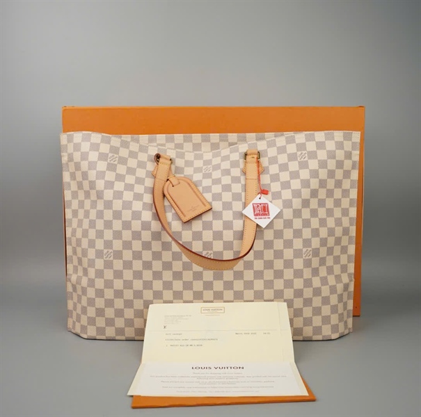 Túi LV Tote ô vuông xám (GI2159) sz54 +