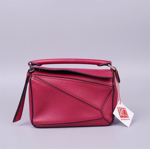 Túi Loewe đỏ (858190) sz17 (BMC) KG+