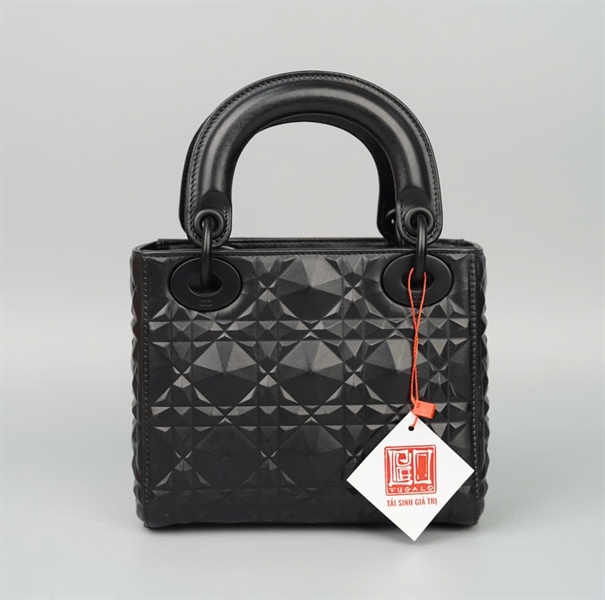 Túi Dior Lady đen kim cương (18-MA-0252) szmini (BMC) KG+