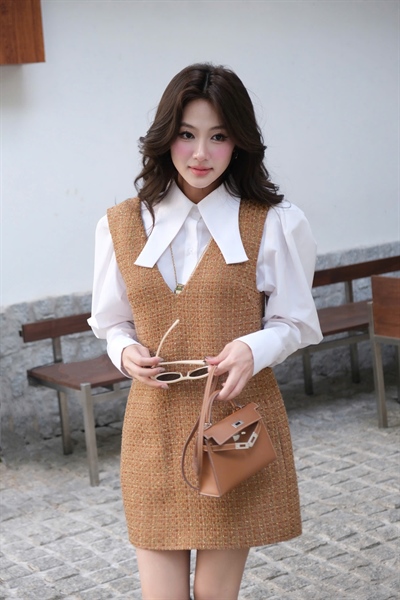 ĐẦM SUÔN + ÁO SM