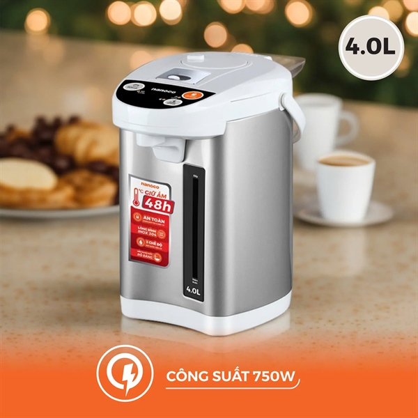 Bình thủy điện, 4.0L, NETF400 Nanoco