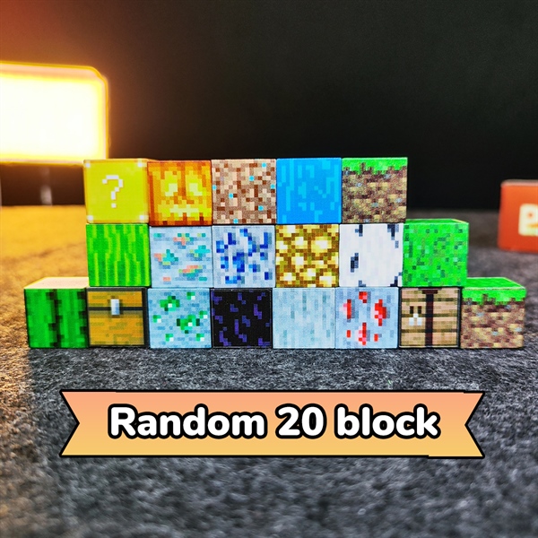 Combo 20 block minecraft nam châm