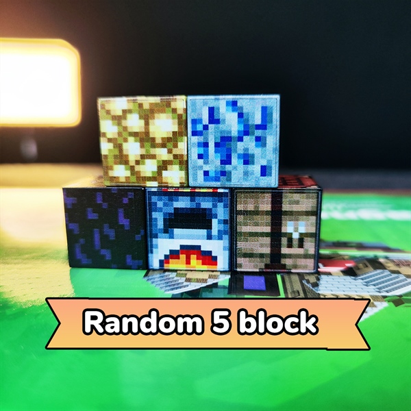 Combo 5 block minecraft nam châm