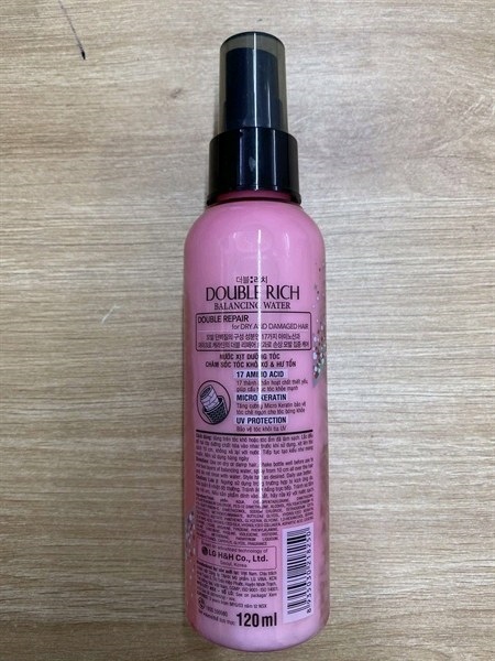 Xịt dưỡng tóc Double Rich Double repair 120ml