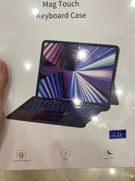 Bao da iPad 11" 2024 (M4) WIWU COMBO TOUCH/ kèm bàn phím Bluetooth