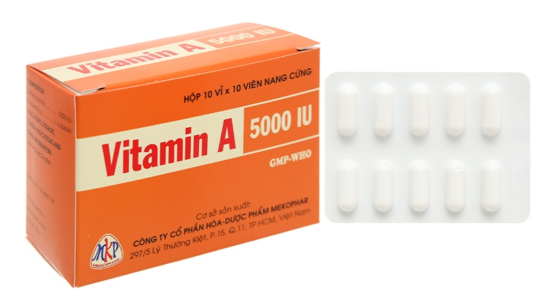 Vitamin a 5000 iu mekophar (h/100v)