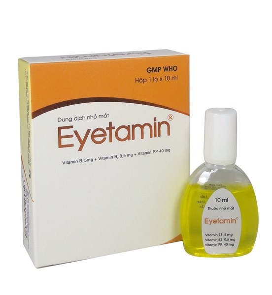 Nhỏ mắt eyetamin bidiphar (c/10ml)