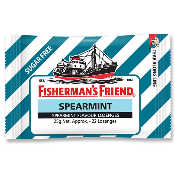 Fisherman's friend kẹo ngậm con tàu spearmint (b/25gr)