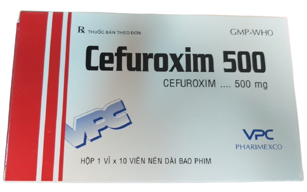 Cefuroxim 500mg pharimexco (h/10v)