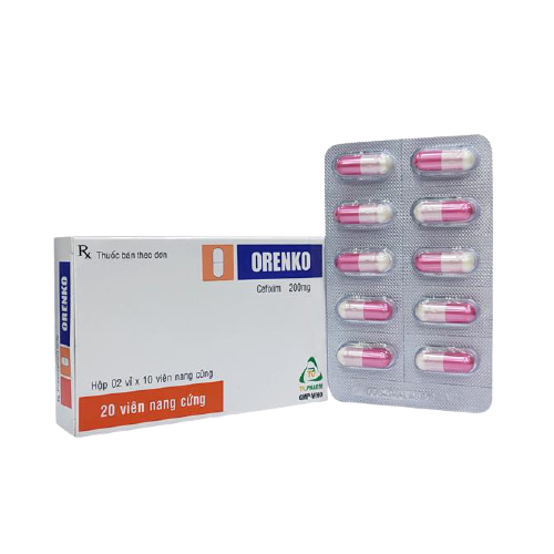 Orenko cefixim 200mg tvpharma (h/20v)(vỉ thường)