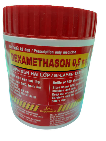 Dexamethason 0.5mg imexpharm (c/500v)