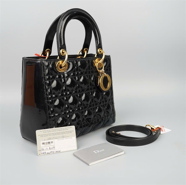 Túi Dior Lady đen szM KG+