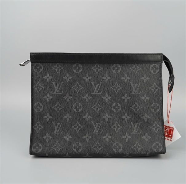 Túi LV Clutch hoa đen (SP4196) sz24 KG+