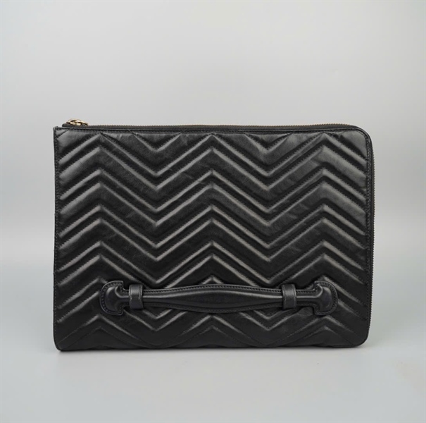 Túi GG Clutch đen (560440) sz33 KG+