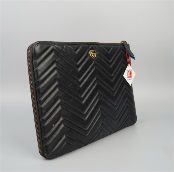 Túi GG Clutch đen (560440) sz33 KG+