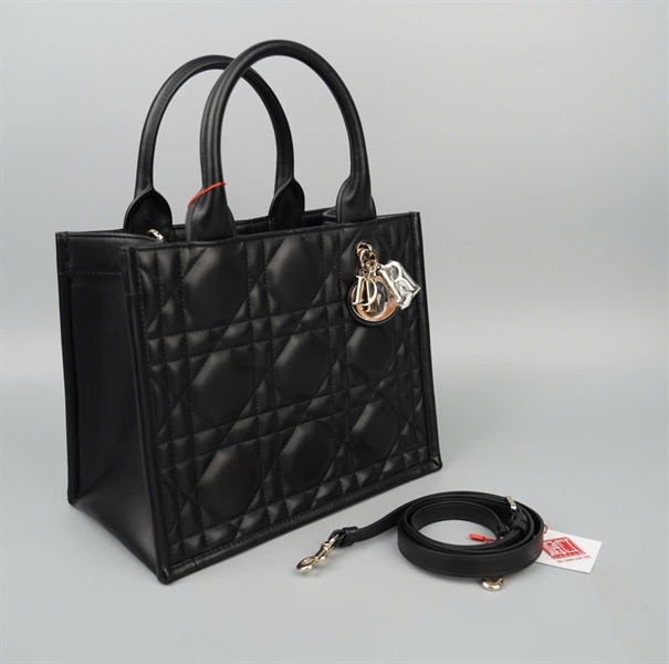 Túi Dior Tote đen (85-MA-0224) sz27 (HC) +