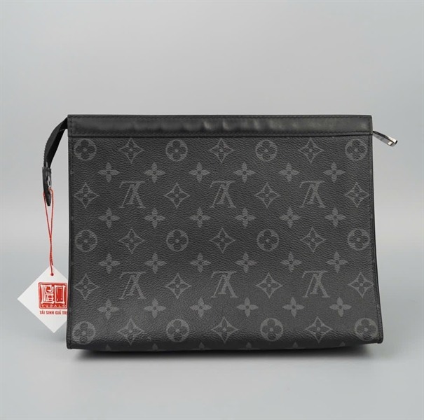 Túi LV Clutch hoa đen (SP4196) sz24 KG+