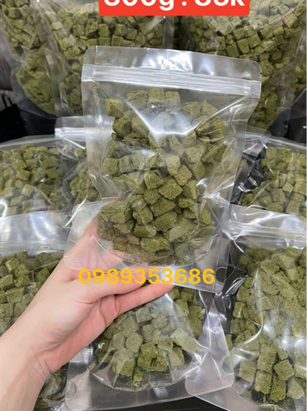 Viên cỏ mèo mix ức gà 100g