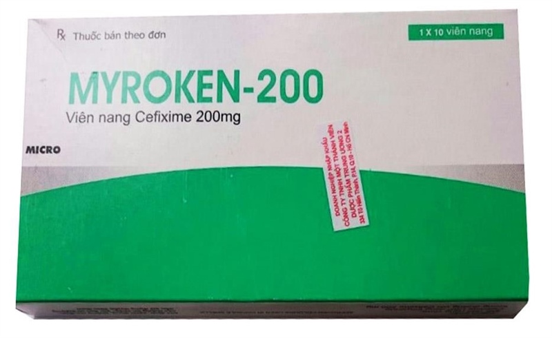 Myroken-200 cefixim 200mg micro (h/10v)