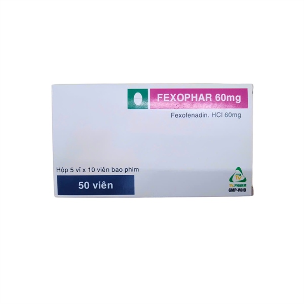 Fexophar 60 fexofenadin 60mg tv. pharma (h/50v)
