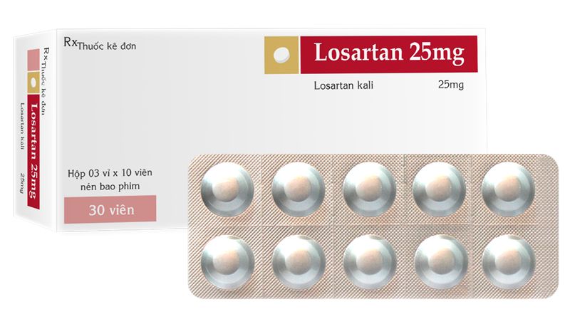 Losartan 25mg tv.pharm (h/30v)