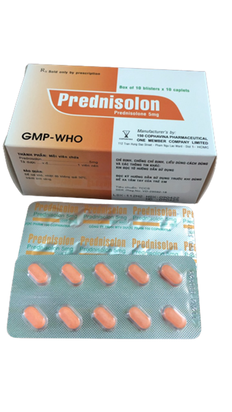 Prednisolon 5mg cophavina (h/100v)